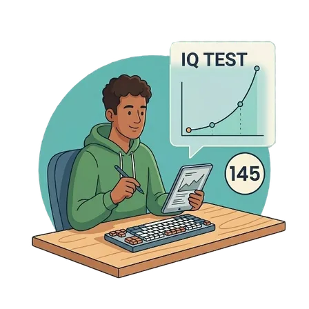 Discover your IQ score illustration